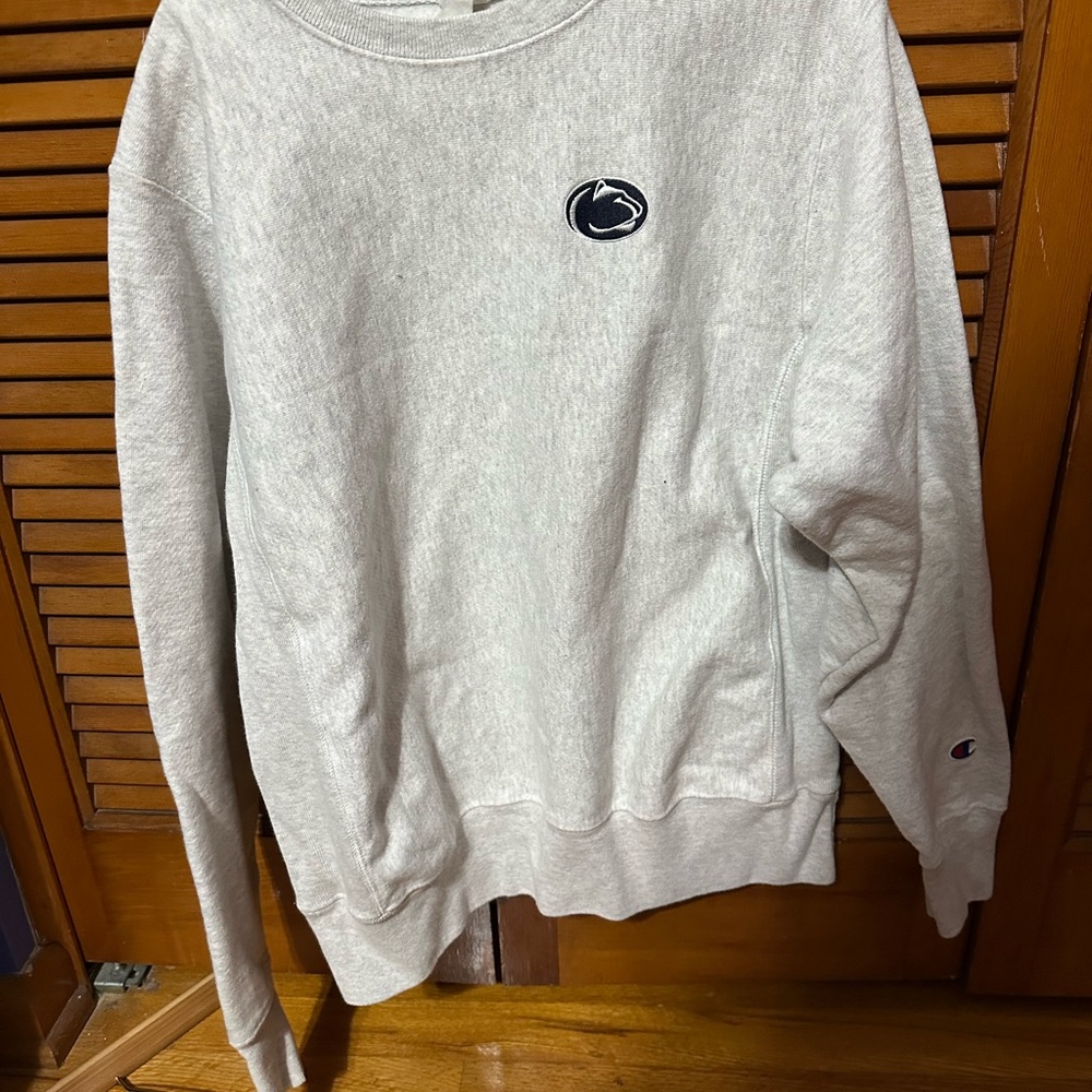 Champion Light Gray Men's Crewneck Sweater